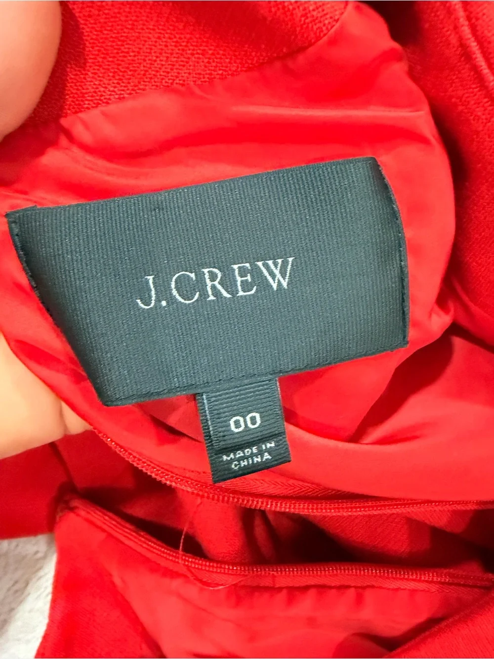 J. Crew sleek red